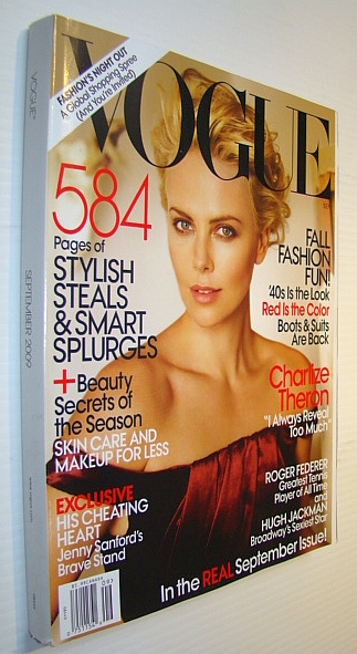 Vogue Charlize Theron Casual Style Vogue Magazine, September 2009