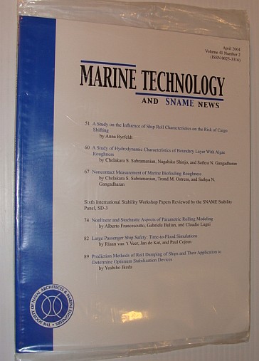Marine Technology and SNAME News, April 2004 Image for Marine Technology and SNAME News, April 2004