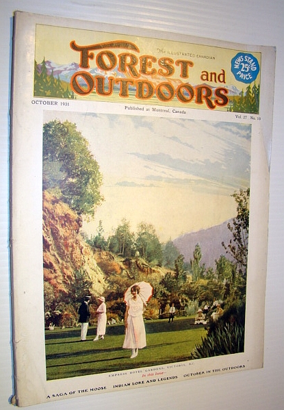 Image for The Illustrated Canadian Forest and Outdoors Magazine, October 1931