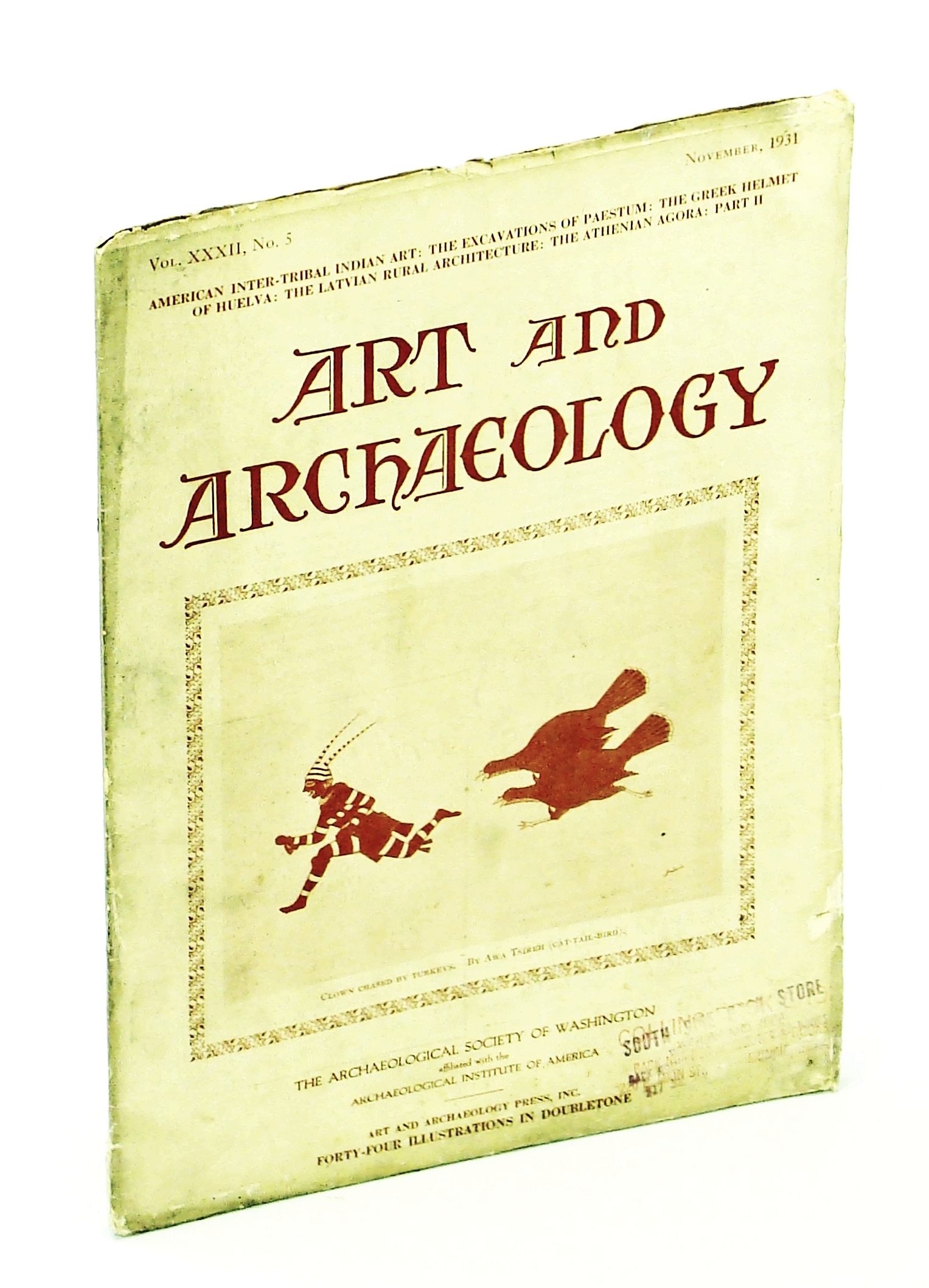 Image for Art and Archaeology, An Illustrated Monthly Magazine, November [Nov.] and December [Dec.], 1931, Volume XXXII, Nos. 5-6: American Inter-Tribal Art