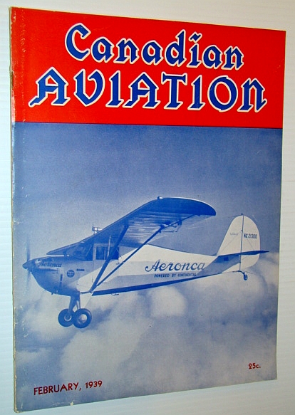 Image for Canadian Aviation Magazine, February 1939